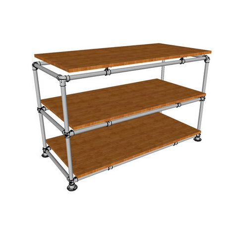 923 - Freestanding Floor Shelving Unit Frame